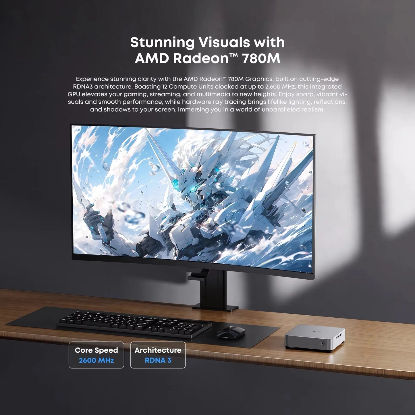 CHUWI AuBox Mini PC AMD Ryzen7 8745HS 16GB DDR5 512GB SSD