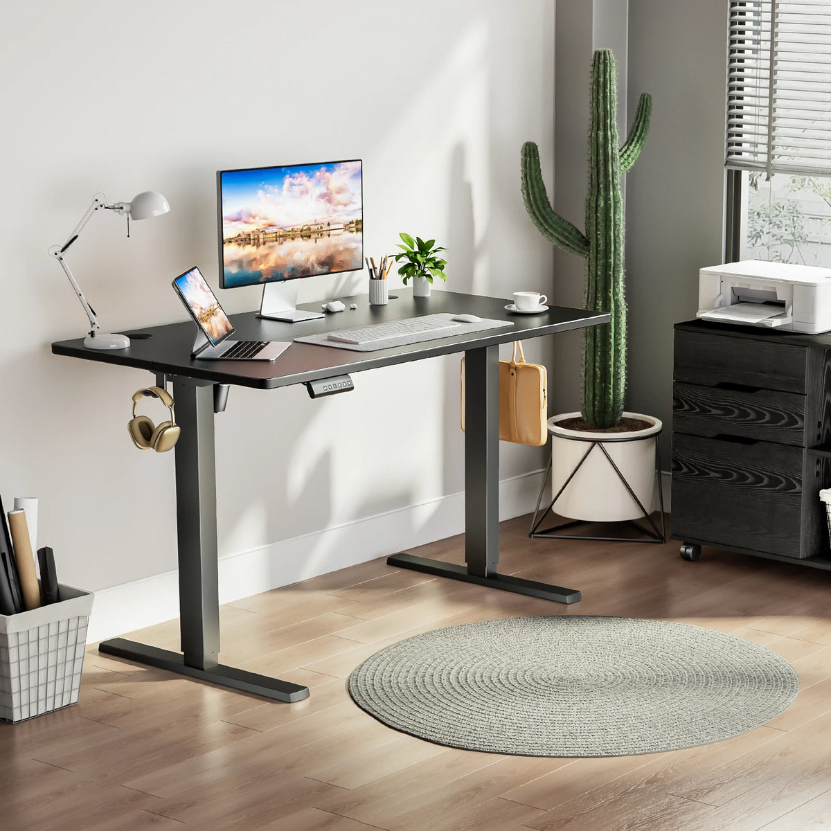 JHK  Ergonomic Electric Standing Desk Height Adjustable