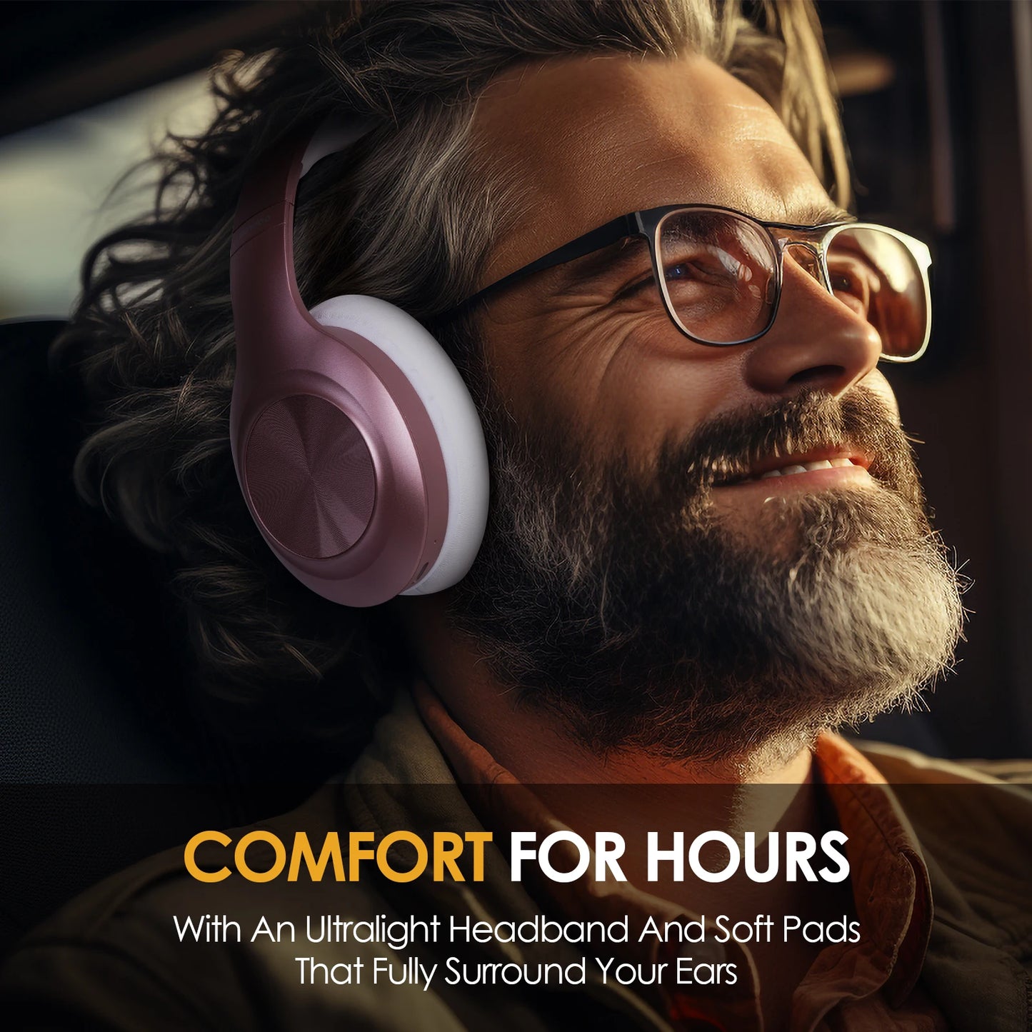 Siindoo JH-923 Wireless Headphones Over Ear