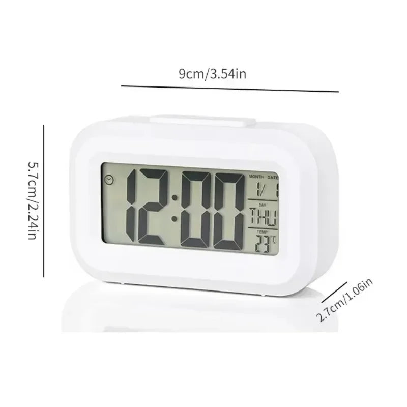 Desk Decorations Table Clock, LED Digital Alarm Clock