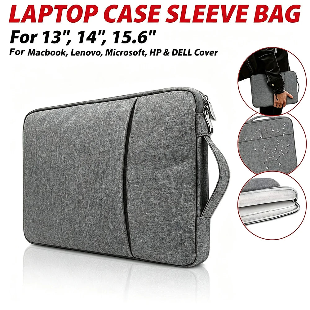 Laptop Sleeve Handbag Case For MacBook Air HP Dell Lenovo Notebook