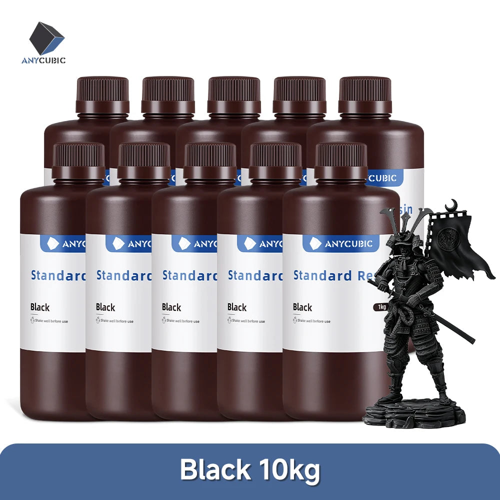 ANYCUBIC 1kg/10kg Liquid Photopolymer Standard Resin 405nm UV Resin