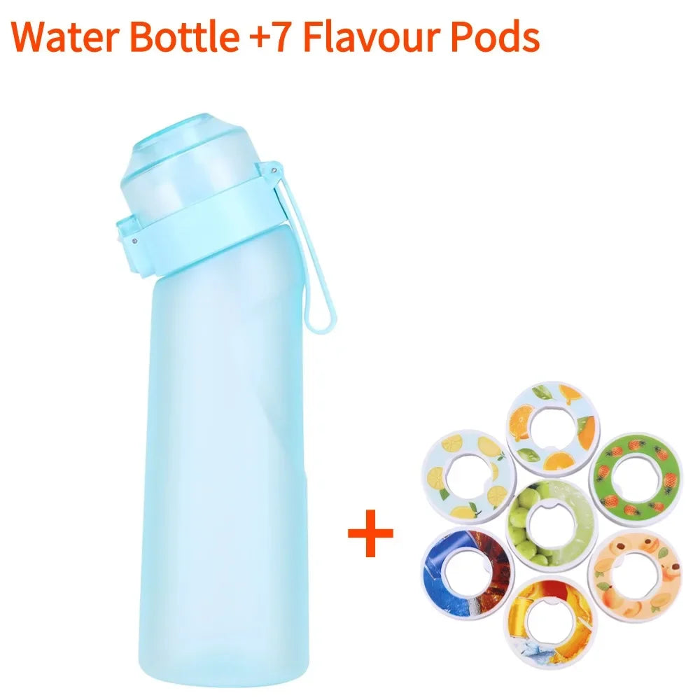 Flavored Water Bottle with 7 Flavour Pods, 650ml