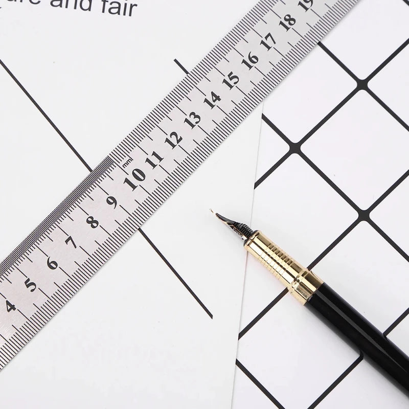 Metal Straight Ruler Stainless Steel Ruler Double Sided