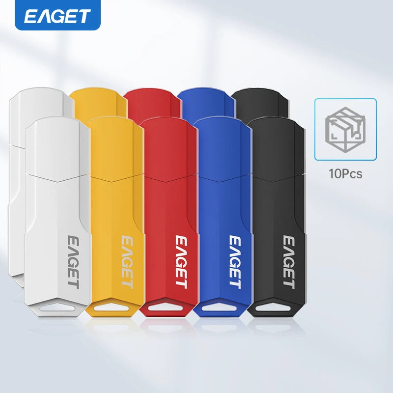 Eaget 10pcs/Pack USB 2.0 Flash Drive 4GB 8GB 16GB 32GB