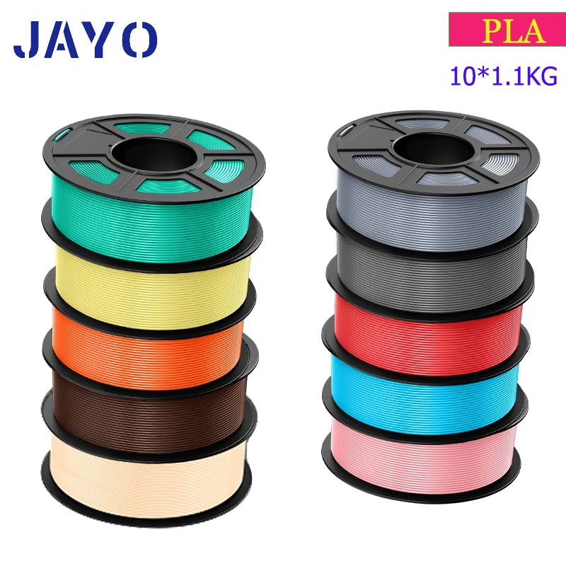 JAYO PETG/PLA PLUS/High Speed Matte PETG/PLA Filament 175mm 10 Rolls