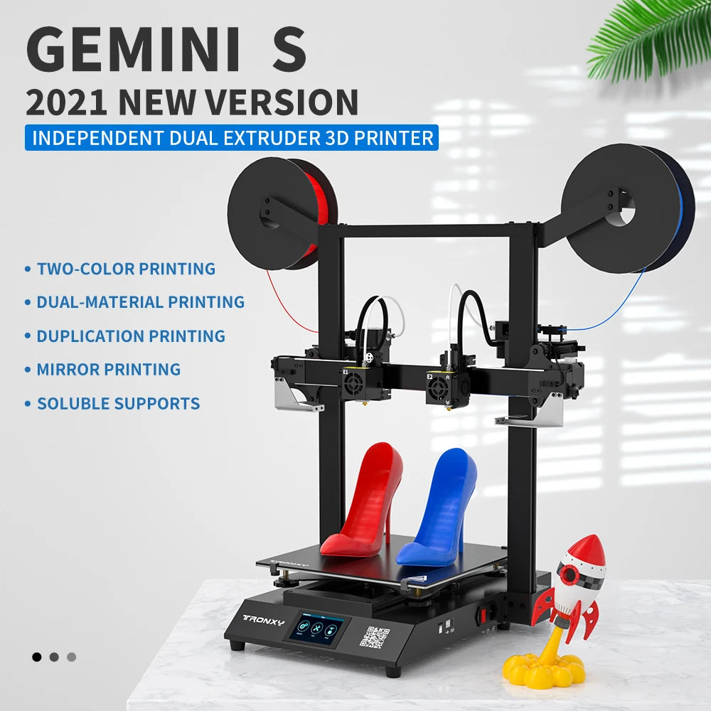 Tronxy IDEX FDM 3D Printer GEMINI S