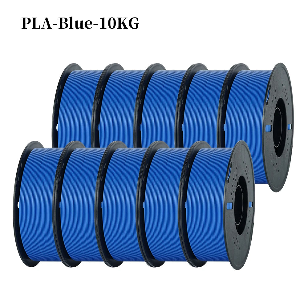 10KG/22LBS Multicolor PLA filament 1KG/Roll 1.75mm For 3D Printer