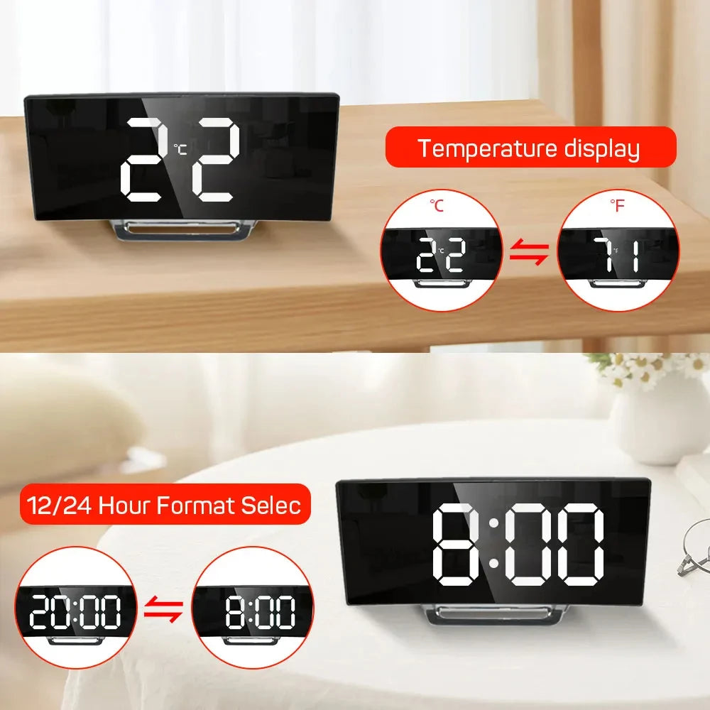Electronic Alarm Clock, Digital Alarm Clock LED