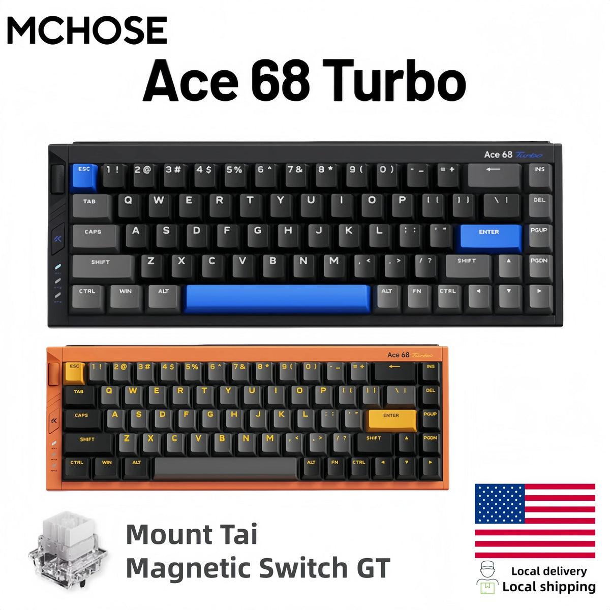 MCHOSE Ace68 Turbo 16k Wired Magnetic Switch Keyboard
