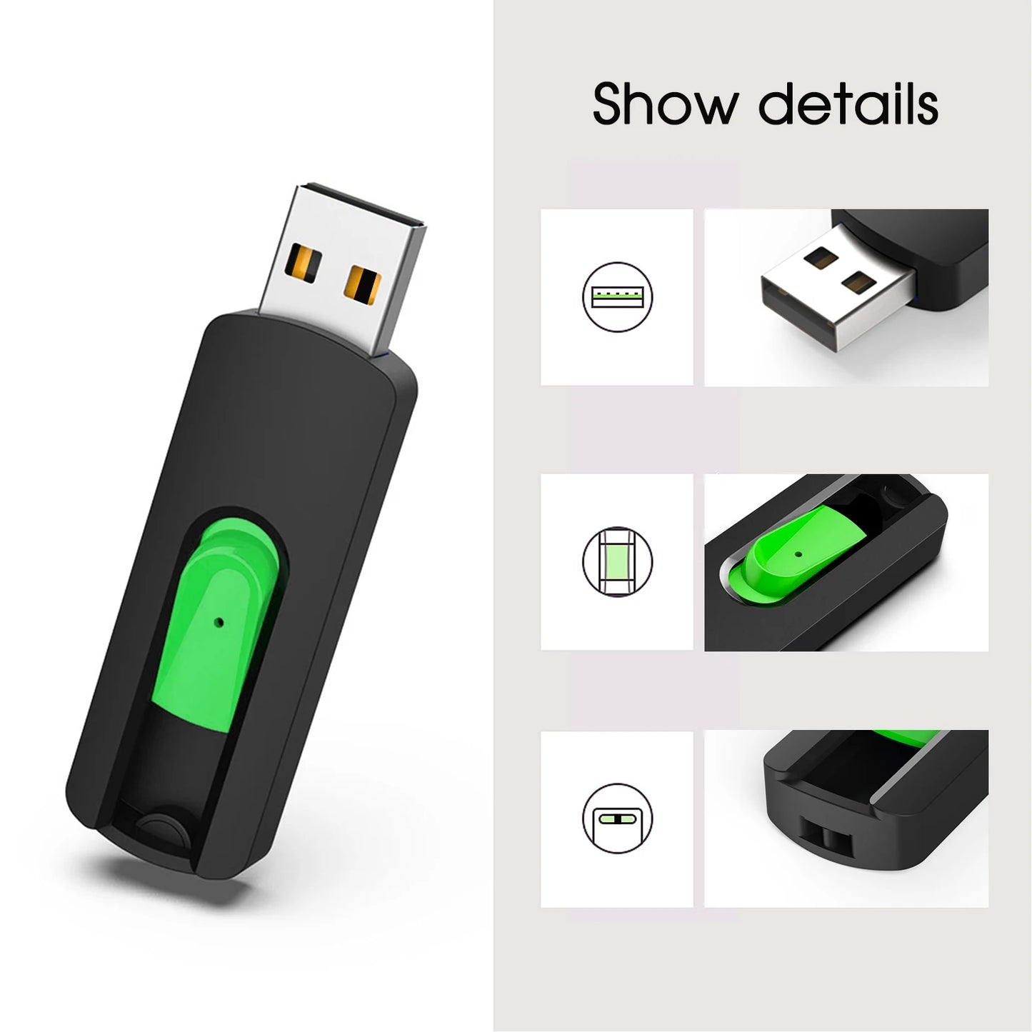 KOOTION U200 5pcs/lot 64GB 32GB 16GB 4GB 2GB 1GB Flash Drive