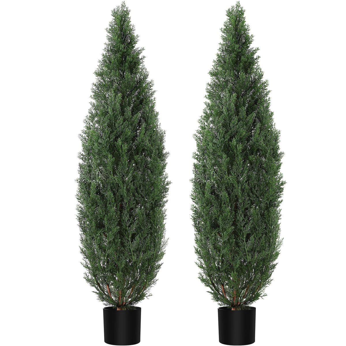 2pcs Artificial Topiary Tree, 36-60in