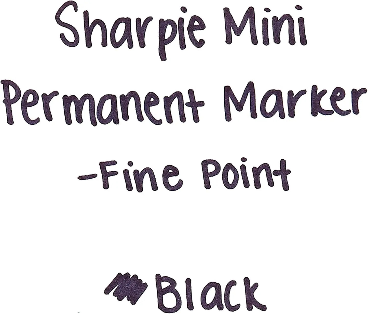 Sharpie Permanent Mini Markers, Fine Point, Black, 72-Pack Canister