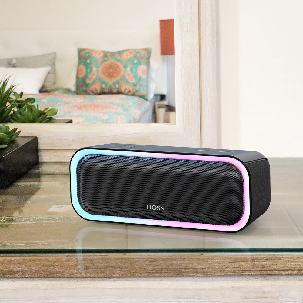DOSS Bluetooth 5.0 Speaker Powerful 20W Stereo Sound Extra Bass Wireless
