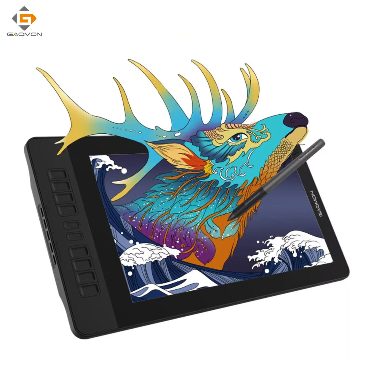 GAOMON PD1561 15.6 Inches Graphics Drawing Tablet with 10 Shortcut Keys
