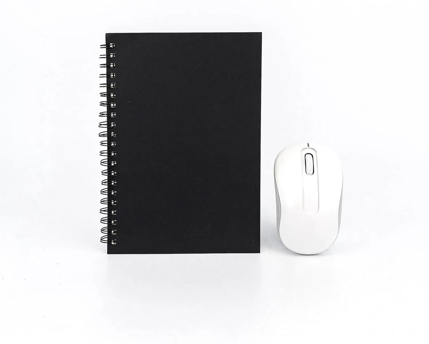 2-Pack College Ruled Spiral Notebook, Soft Black Cover, 100 Pages