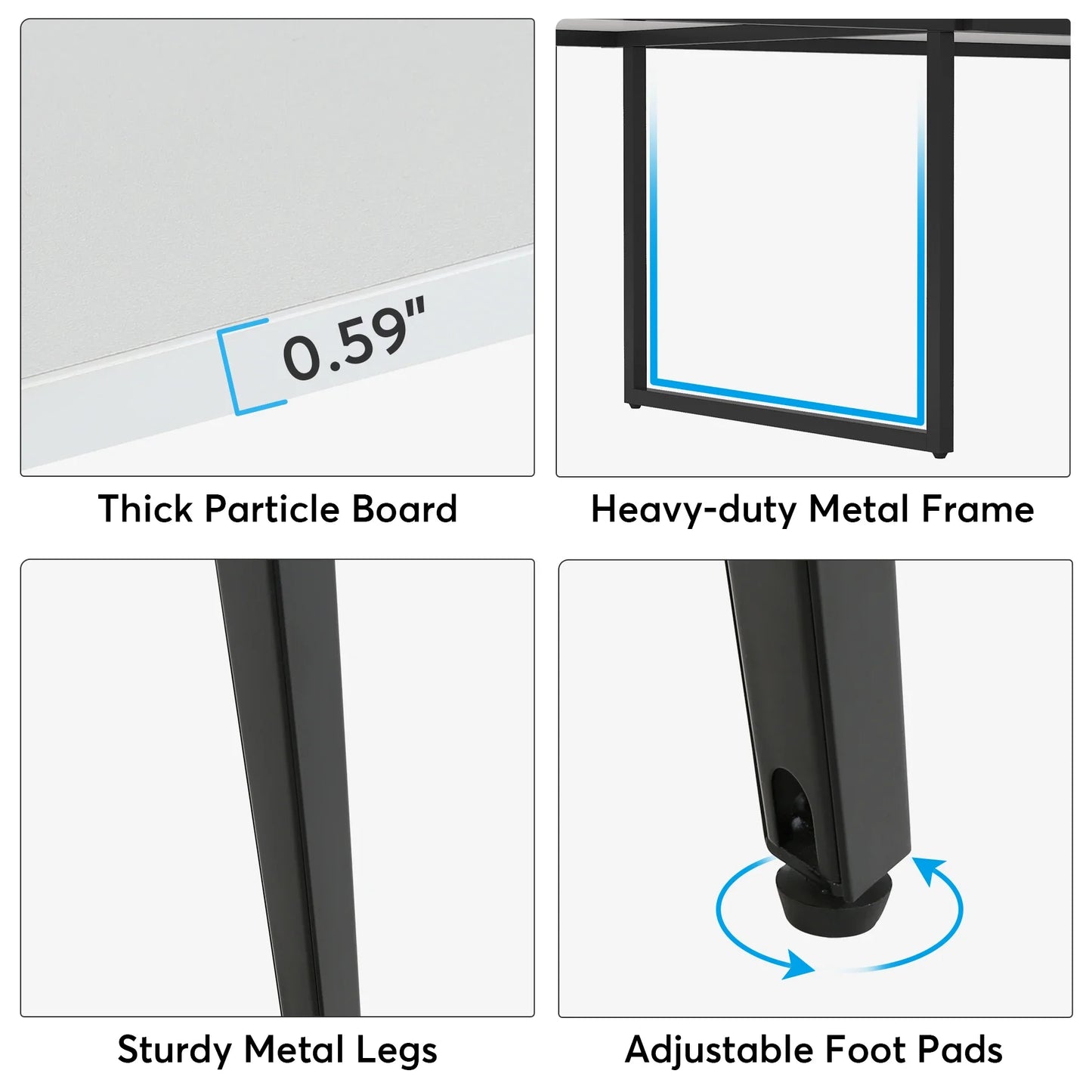 Tribesigns 8FT Conference Table, 94.48L x 47.24W x 29.52H Inches