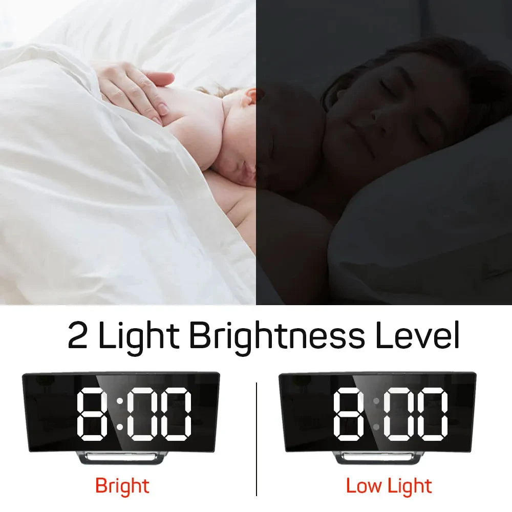 Electronic Alarm Clock, Digital Alarm Clock LED