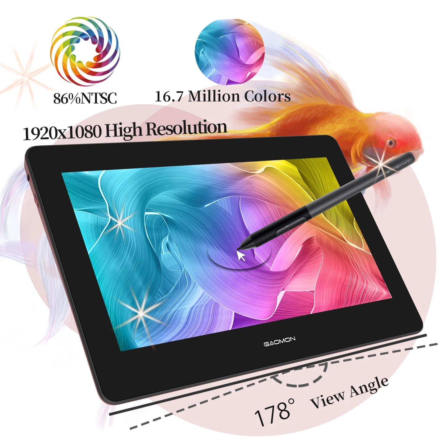 GAOMON 11.6 Inch Graphics Tablet Screen PD1220